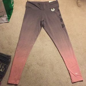 Victoria’s Secret pink flat leggings NWT